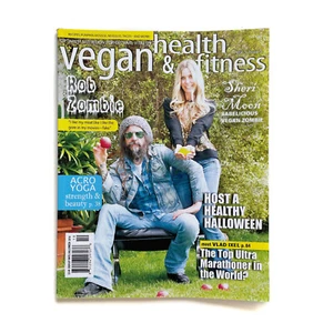 Rare 2016 Rob Zombie Vegan Health Magazine Cover & Interview • White Zombie - Picture 1 of 3