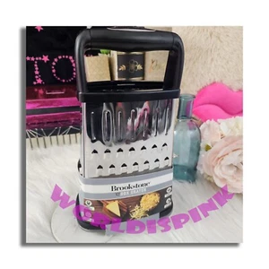 ๐ง Brookstone 10" Box Grater w/ Container z6471 ๐ง - Picture 1 of 6