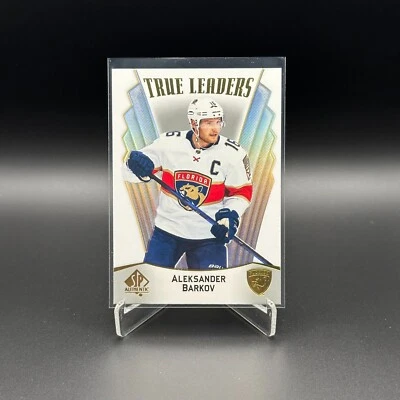 2021-22 UD SP Authentic ALEKSANDER BARKOV #TL-10 True Leaders - Florida Panthers - Image 1 of 4