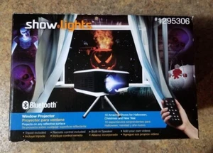 Show Lights Bluetooth Holiday Window Projector Halloween, Christmas, New Year - Picture 1 of 10
