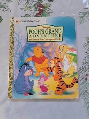 Vintage Little Golden Book Pooh’s Grand Adventure The Search For Christopher Rob - Image 1 of 4