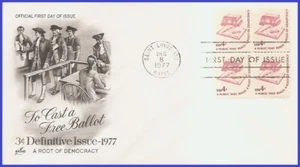 Libro y gafas USA4 #1585 U/A ARTCRAFT 2 FDC BL4 - Imagen 1 de 1