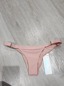 Beach Bunny Bademode Damen Bikinihose verstellbare Taille Blush Pink Größe XS - Bild 1 von 6