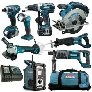 Makita 18V Akku Combo Kit inkl. DTD152 Schlagschrauber + DHR241 Bohrhammer +++ - Bild 1 von 11