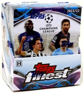 2021/22 TOPPS FINEST UEFA CHAMPIONS LEAGUE SOCCER HOBBY BOX BLOWOUT CARDS - Picture 1 of 2