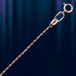 Rotgold Kette Russische Rose Gold 585 Halskette 2 mm breite NEU - Bild 1 von 3