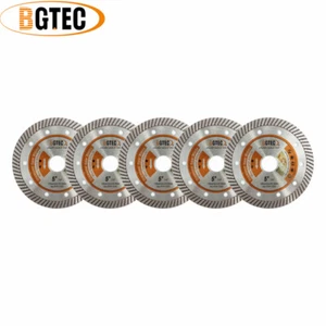Diamond Turbo Cutting Disc Tile Blade for Ceramic Marble 5''/125mm Cut-off Wheel - Picture 1 of 14