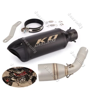 For Benelli TNT125 TNT135 2017-2023 Escape Exhaust System Mid Link Pipe Mufflers - Picture 1 of 12