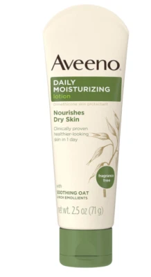 NUEVA Loción Corporal Hidratante Diaria Aveeno, Sin Fragancia, 2.5 fl. oz Foto 1 de 2
