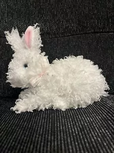 2004 Ty Classic - Presto White Bunny Rabbit Large Soft Plush Stuffed Toy No Tag - Picture 1 of 10