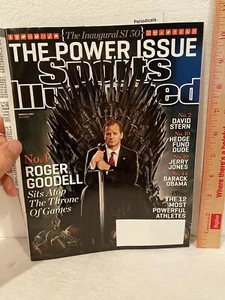 Roger Goodell Power-Ausgabe Sport illustriert 2013 David Stern Jerry Jones Obama - Bild 1 von 1