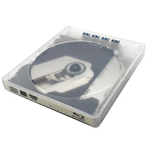 External Blu-ray Player DVD CD BD Drive USB 3.0 4 Port Hub MicroSD Card Reader - Picture 1 of 7