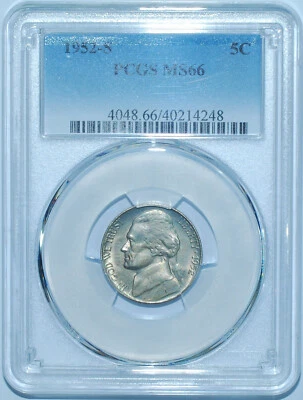 1952 S PCGS MS66 5C Jefferson Nickel - Image 1 of 2
