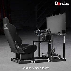 Dardoo 6030 Aluminium Rennsimulator-Cockpit mit Sitz und TV-Ständer für Logitech - Bild 1 von 7