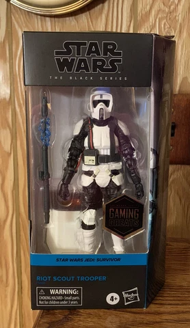 Star Wars Black Series Jedi Survivor #14 RIOT SCOUT TROOPER 6” Figure 2022 Cover