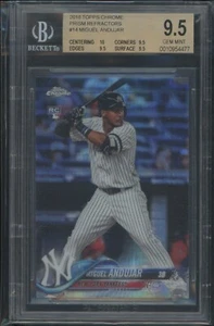 2018 Topps Chrome #14 Miguel Andujar BGS 9.5 Gem Mint - Picture 1 of 2