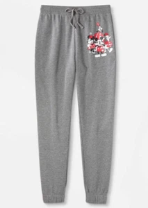 Disney Mickey Mouse Graphic Jogger Pants Girls Size L (12/14) Grey Color (New) - Picture 1 of 3