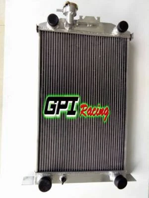 56 mm para Ford Street/Hot Rod con cabezal plano V8 manual 1937-1939 38 radiador de aluminio Foto 1 de 4