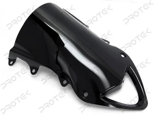 ABS Smoke Black Double Bubble Windscreen Windshield for 2009-2014 BMW S1000RR - Picture 1 of 4