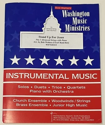 Bob Walters Washington Music Ministries Stand Up for Jesus Piano Sheet Music - Image 1 of 4