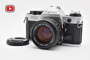[NearMINT] Canon AE-1 Program Silver 35mm Body + New FD 50mm f1.4 Lens JAPAN #168 - Bild 1 von 14