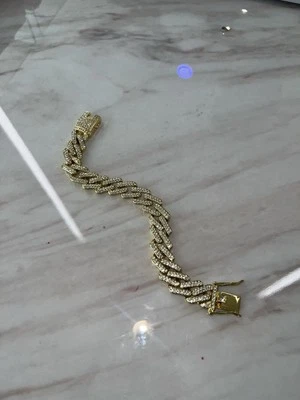 Pulsera de oro nueva para unisex Foto 1 de 2
