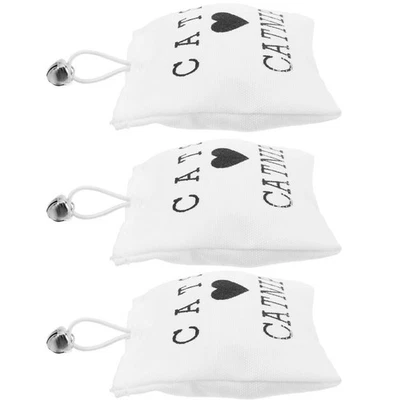  3 Pcs Cat Nip Sack Catnip Toys Pouch Non Refillable Teething Bag - Image 1 of 4