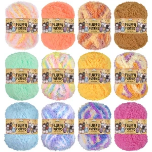 JubileeYarn Fluffy Furries - 100g/Skein Polyester - Picture 1 of 19