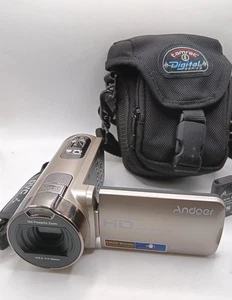 Cámara de video digital Andoer DVC videocámara HD 20MP 16x zoom 2 GB tarjeta SD y bolsa. - Imagen 1 de 12