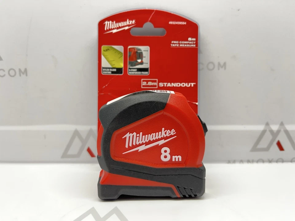 Milwaukee 4932459594 8m Pro Compact Metric Tape Measure C8/25 - Image 1 of 1