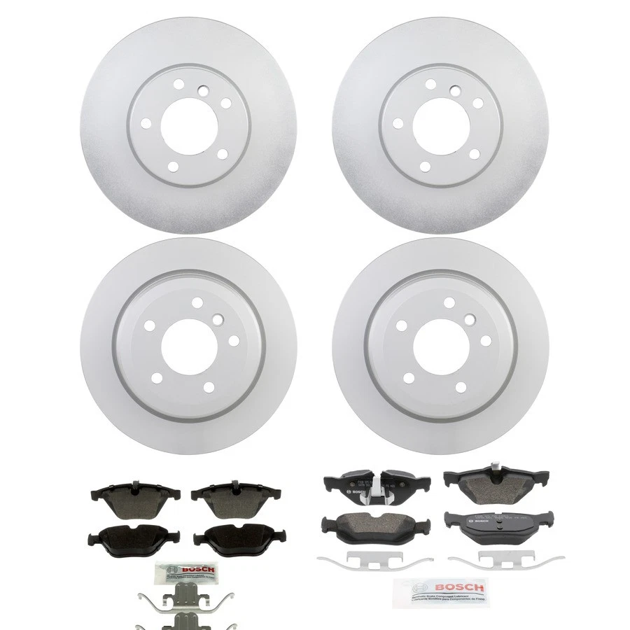 Bosch QuietCast Semi-Metallic Brake Pad and Rotor Kit Kit For 11-15 BMW 328i X1 — 第 1/4 张图片