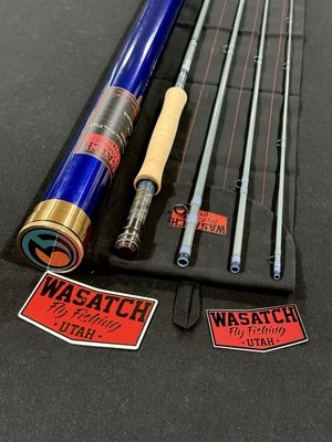 FlyRod Blue Halo Retro-Flex3 (8’ 5wt 4 piezas) nuevo/sin usar Foto 1 de 4