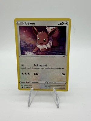 Eevee - SWSH127 - Pokemon Sword & Shield Promo Ultra Rare Holo Card NM - Image 1 of 2