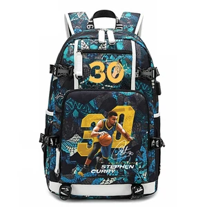print student schoolbag backpack large capacity travel bag suitable boys girls - Picture 1 of 23