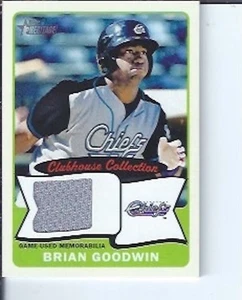 Brian Goodwin 2014 Topps Heritage Minors Clubhouse Collection Jersey Relic - Picture 1 of 1