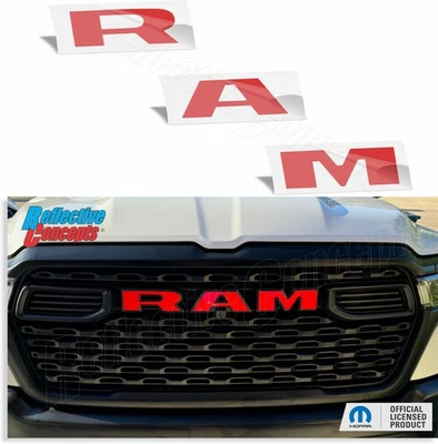 Calcomanía adhesiva superpuesta emblema rejilla RAM - 2025-2026 RAM 1500 Foto 1 de 4