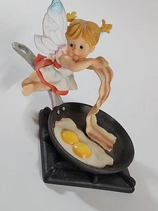 Enesco My Little Kitchen Fairies Bacon and Eggs Fairie Figurine 2007 - Picture 1 of 8