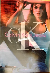 Poster: Original 1997 CALVIN KLEIN Jeans Promo Advertisment(24x35.5)Female Model - Picture 1 of 6