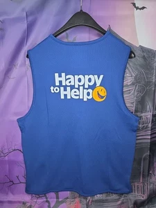 Walmart Employee Uniform Vest 2025 Happy To Help Size L - Picture 1 of 5