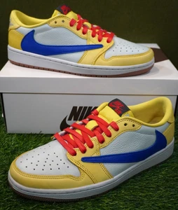 Jordan 1 Retro Low OG 'Travis Scott Canary' (Size 8.5M/10W) *VVNDS/OG All* - Picture 1 of 17