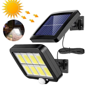 12//4PACK LED Solar Street Light Security Flood Lamp Motion Sensor Outdoor Wall - Picture 1 of 20