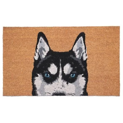 Felpudo Husky Siberiano Negro 17" x 29" Foto 1 de 4