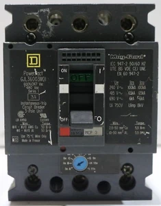 Used (Excellent Condition) Square D GJL36003M01 (3 Amp/ 600 Volt) 3 In Stock - Picture 1 of 1