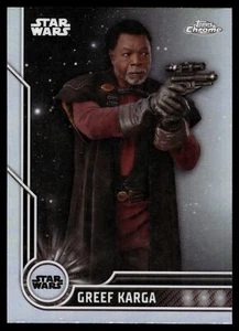 2023 Topps cromo Star Wars REFRACTOR KARGA GREEF #99 - Imagen 1 de 2