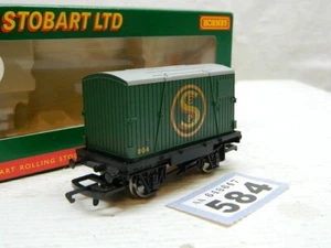 Hornby 00 Conflat Wagon & Container Load Eddie Stobart 204 R6294A Ltd Edition - Picture 1 of 7