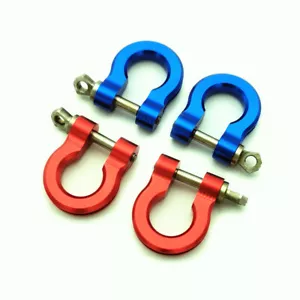 Anillos en D de gancho de remolque de aluminio para Traxxas TRX4 axial SCX10 - Imagen 1 de 6