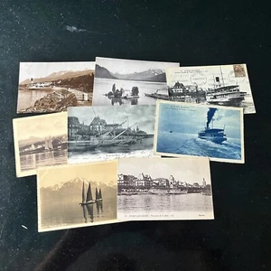 Evian-Les-Bains - 8 Vintage Postcards | Carte Postale - Picture 1 of 1