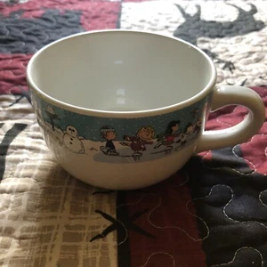 Peanuts Charlie Brown Merry Christmas extra große Tasse Tasse Suppenschüssel Keramik - Bild 1 von 7