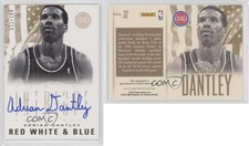 2012-13 Panini Intrigue Red White and Blue /199 Adrian Dantley #32 Auto HOF