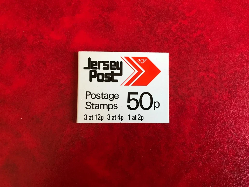 JERSEY SB?? 1988 BOOKLET MNH STAMP SACHET BLACK & VERMILION 50 PENCE - Image 1 of 1
